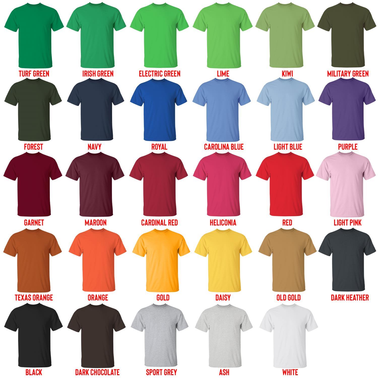 t shirt color chart - Fortnite UK Shop