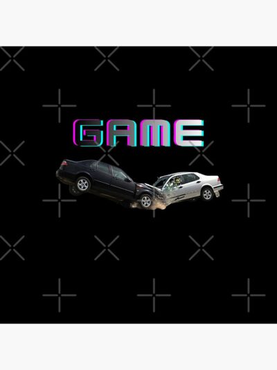 Alternative view of Game Crashed Shower Curtain