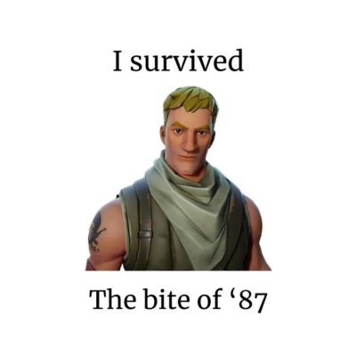 Alternative view of I Survived The Bite Of 87 Tote Bag