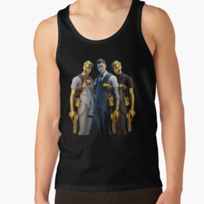 Alternative view of Gold Midas Team Tank Top