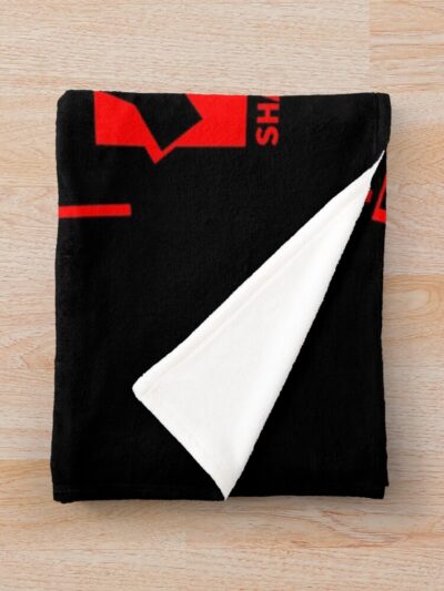 Alternative view of Japanese Shadow The Hedgehog Throw Blanket