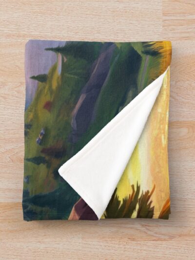 Alternative view of Battle Royale  Art Throw Blanket